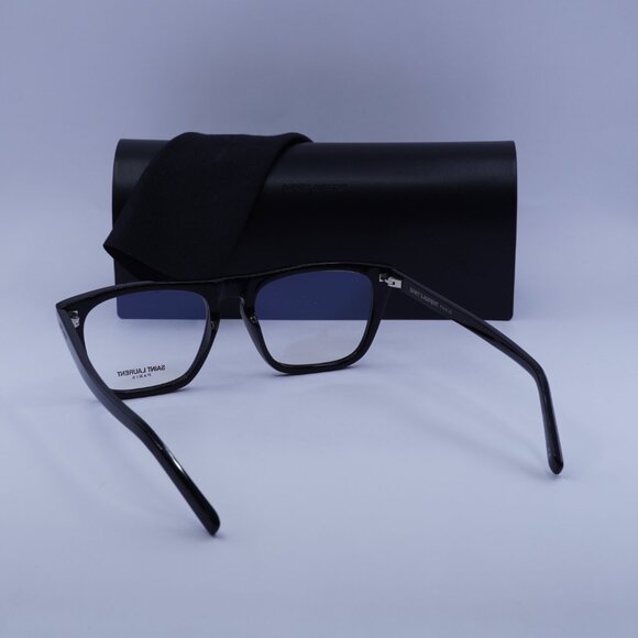 Saint Laurent SL343 003 Square Eyeglasses 55mm – Black - Picture 5 of 9